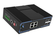 Managed Gigabit Ethernet Switch with 4 POE Ports and 4 SFP Slots