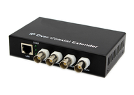 4 BNC Ports IP To Coaxial Converter 10 / 100Mbps 1 LAN Port 1.5km