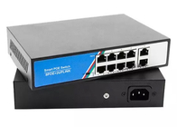 8+2 POE Switch 250m 10 / 100 / 1000Mbps Ethernet Network Switch For IP Camera System