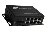Wall Mounted 10/100Base-TX SC Gigabit Ethernet Fiber Switch Hub 8 Port
