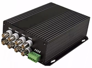 8 BNC 1 Data Fiber Video Digital Converter , Coaxial Analog Video Optical Transceiver