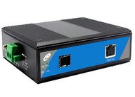 40Gbps Ethernet Media Converter , SFP Fiber Optic To POE RJ45 Media Converter