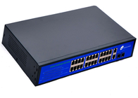 53.5V DC Gigabit PoE Switch With 24 POE Ports And 2 Ethernet And 2 SFP Ports