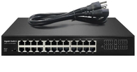Unmanaged Ethernet 24 Port POE Switch , 24 Ports Full Gigabit Switch