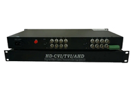 AHD / CVI / TVI 1080P 720P Fiber Video Transceiver 16ch Video to Fiber RS485