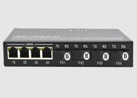 Auto MDI Ethernet Fiber Switch With 4 10/100TX Ethernet + 4 100FX Fiber Ports