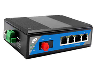 FCC Fiber POE Switch 4/8/16/24 Ports Network Switch With VLAN And IPC 250m