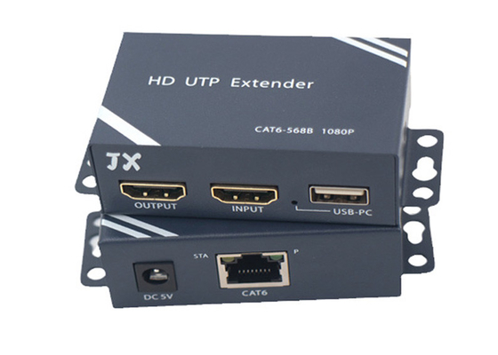 FCC 1080P HDMI Extender With KVM USB 100M Over RJ45 Cable Cat5e/Cat6