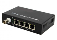 10/100Mbps Ethernet Over Coaxial Extender 2KM With 1 BNC And 4 POE Ethernet Ports