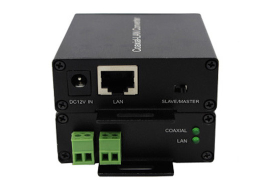 Coaxial-LAN Converter IP over Coaxial Extender IP Over 2wire Coaxial/Twisted Pair Extender For IP Camera