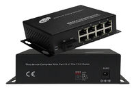 10/100Mbps Commercial Media Converter 1 Fiber 8 Ethernet POE Port