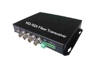 4CH HD SDI Fiber Converter 1 Fiber Optical Port 4 BNC Ports