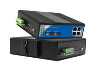 Industrial Cascading Ethernet Fiber Switch 10/100Mbps 4 Ethernet Ports and 2 Optical Ports