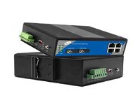 Industrial Cascading Ethernet Fiber Switch 10/100/1000Mbps 4 Ethernet and 2 Optical Ports