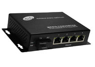 14Gbps 4 Port POE Ethernet Switch Single Fiber Single Mode