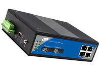 100KM Industrial Network Switch With Fiber Optic Port