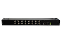 170Mbps Ethernet Over Coaxial Converter 16 BNC 1 Gigabit Ethernet Ports
