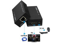 6.75Gbps HDMI Fiber Extender , HDMI Network Extender Over CAT6