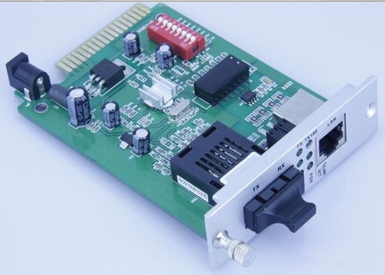 1310 1550nm SC 20KM SM Single Fiber Media Converter Card