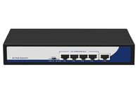 4 Ports 10/100Mbps PoE Switch With PoE Watchdog VLAN QoS For CCTV Camera