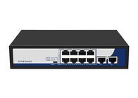 8 Ports 10/100Mbps PoE Ethernet Switch Support PoE Watchdog VLAN With 2 Uplink Ports