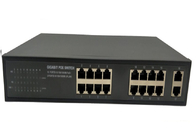 POE Gigabit Ethernet Switch with 16 POE Ports 2 Uplink Ports