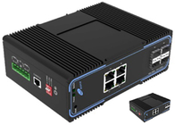 Managed SFP Fiber Switch Full Gigabit 4 Ethernet POE Ports and 4 SFP Ports