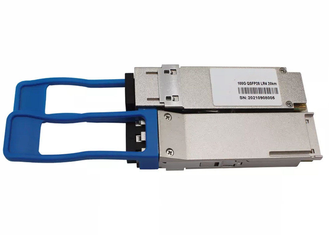 100G SFP Fiber Transceivers , 1310nm 10km LC 100G QSFP28 LR4