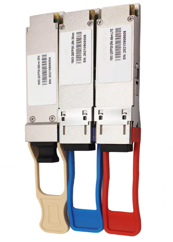 MTP / MPO-12 Ddm Vcsel SFP Fiber Transceivers QSFP28 850nm 100m