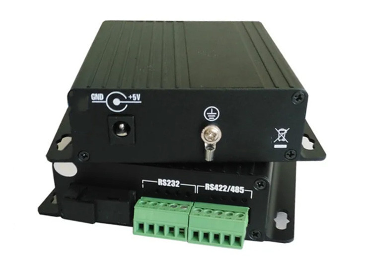 RS232 / RS422 / RS485 Serial To Fiber Media Converter Industrial