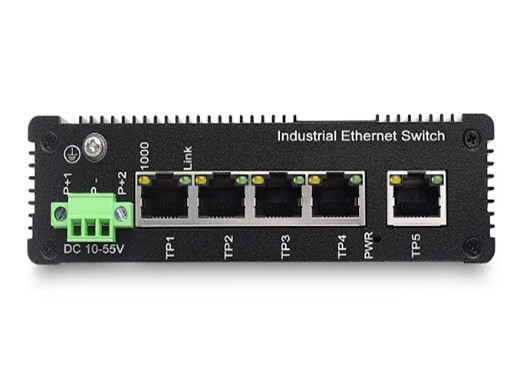 5 Port POE Switch Industrial Ethernet Switch 5 10/100/1000TX Ethernet Ports
