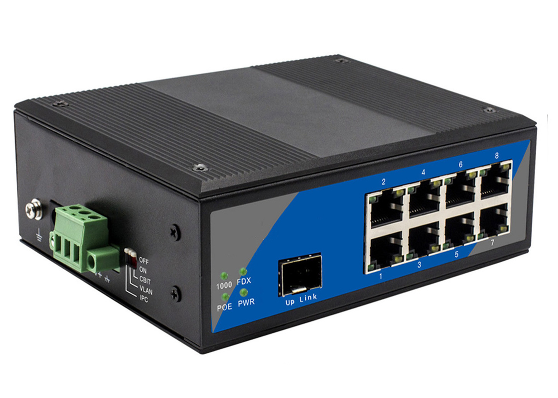 4 / 8 / 16 / 24 Port Industrial POE Switch With SFP Port Optional