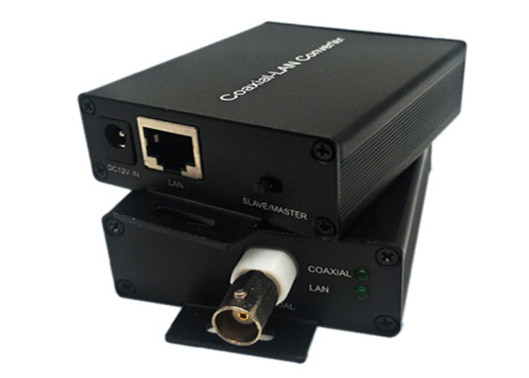 10/100Mbps Ethernet Over Coax Extender 1*BNC+1*LAN  1.5km Power Supply DC12V