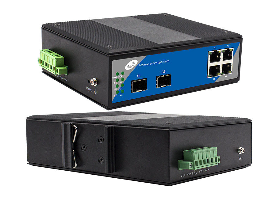 4 Port Din Rail Mounted Managed Ethernet Switch