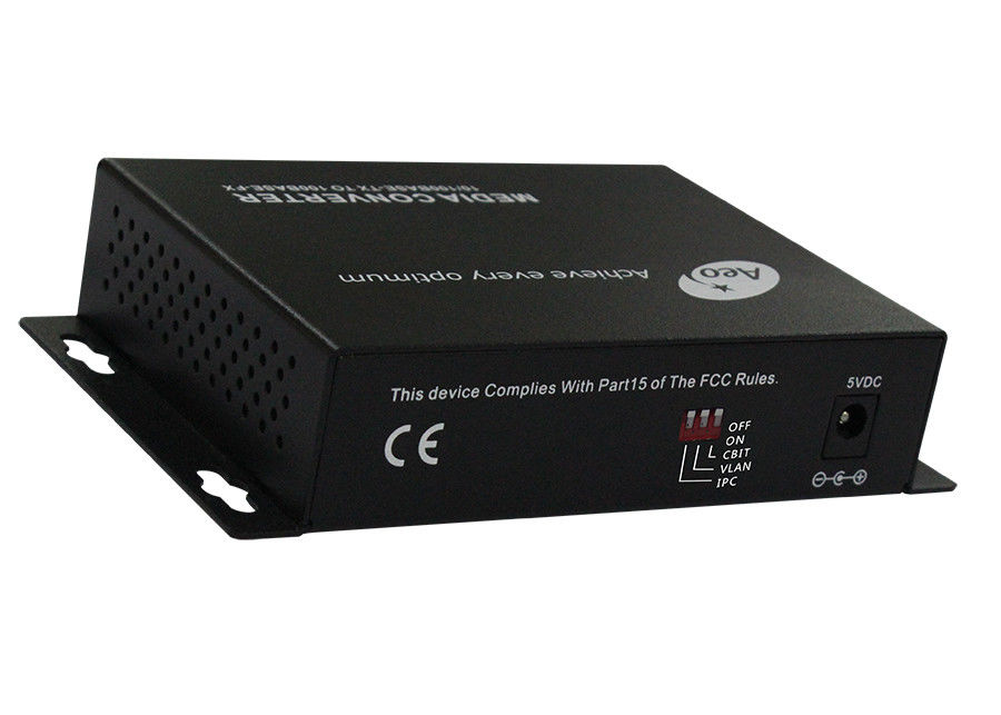 Gigabit Ethernet Media Converter Single Fiber Single Mode One Fiber and Four Ethernet Ports
