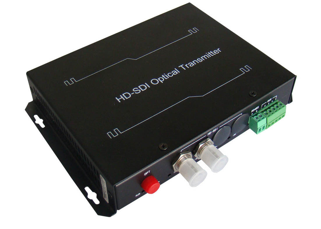 2CH HD SDI Video Optical Transceiver With 2 BNC Ports