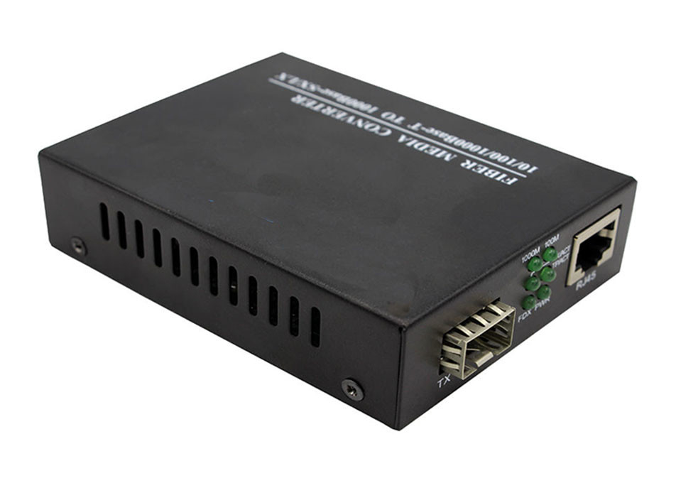 UTP To 10/100/1000M SFP Media Converter DC5V 1A