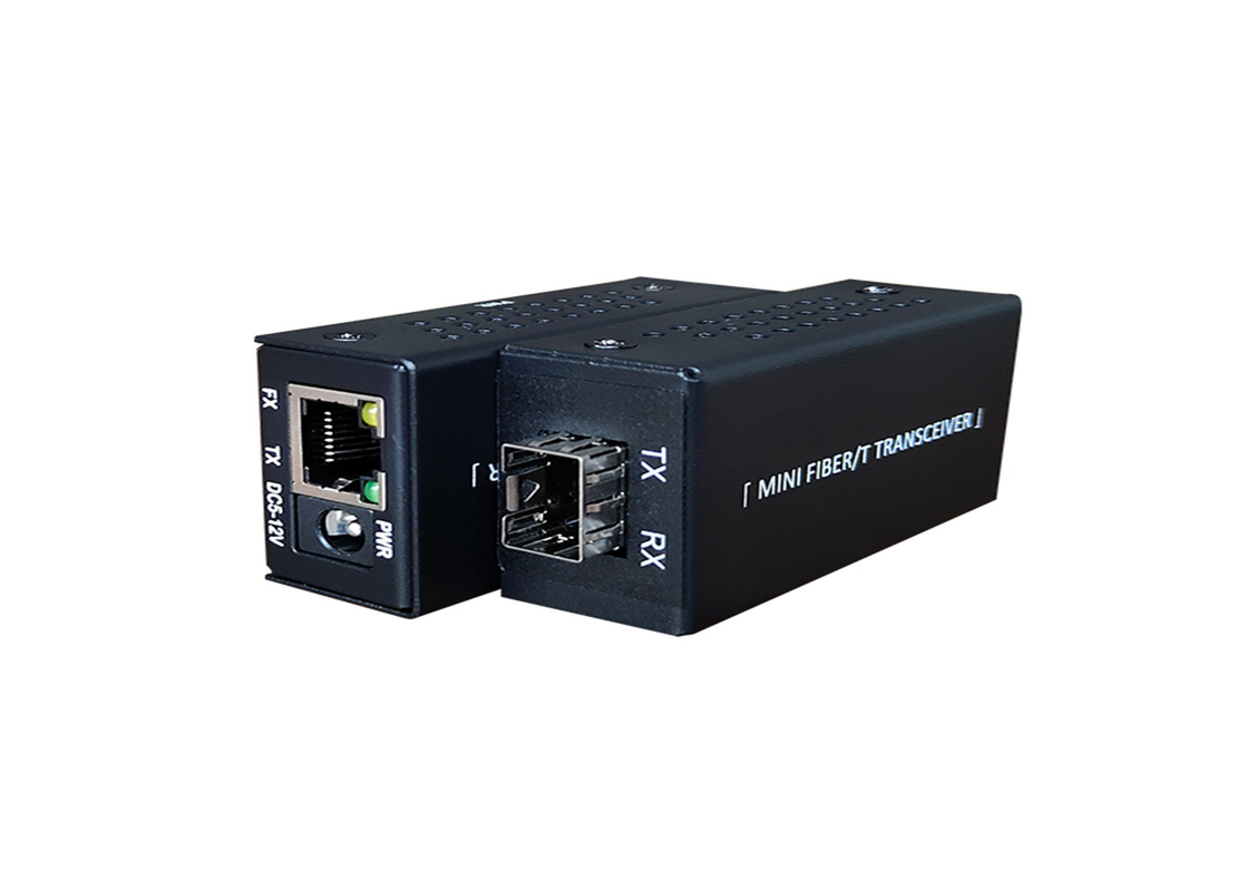 1000M Single Fiber Media Converter Cat5 UTP Cable With 1310/1550nm
