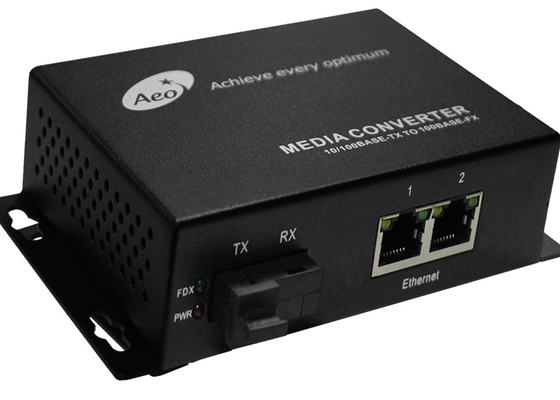 1310/1550nm SC 20km Fiber Media Converter , Ethernet Media Converter