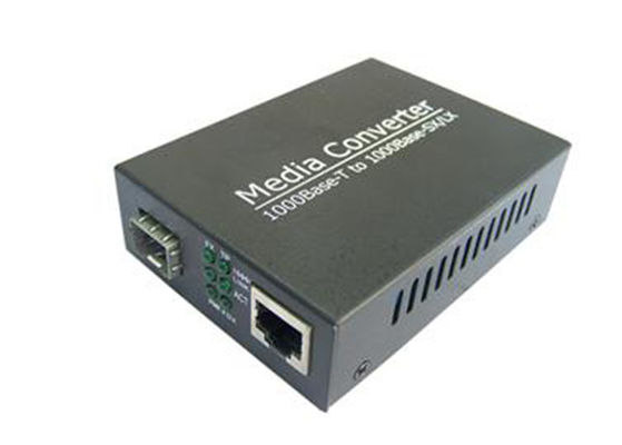 100km 10 100 1000M Media Converter One SFP One Ethernet Port