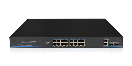 64Gbps Industrial POE Ethernet Switch , 16 Port Gigabit Ethernet Switch
